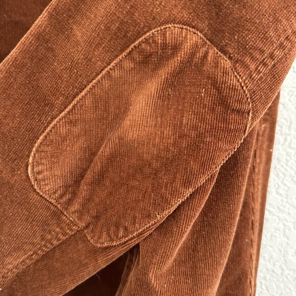 I Jeans by Buffalo Corduroy Blazer Tanya L Brown Elbow Patch Equestrian Academia - Picture 7 of 16